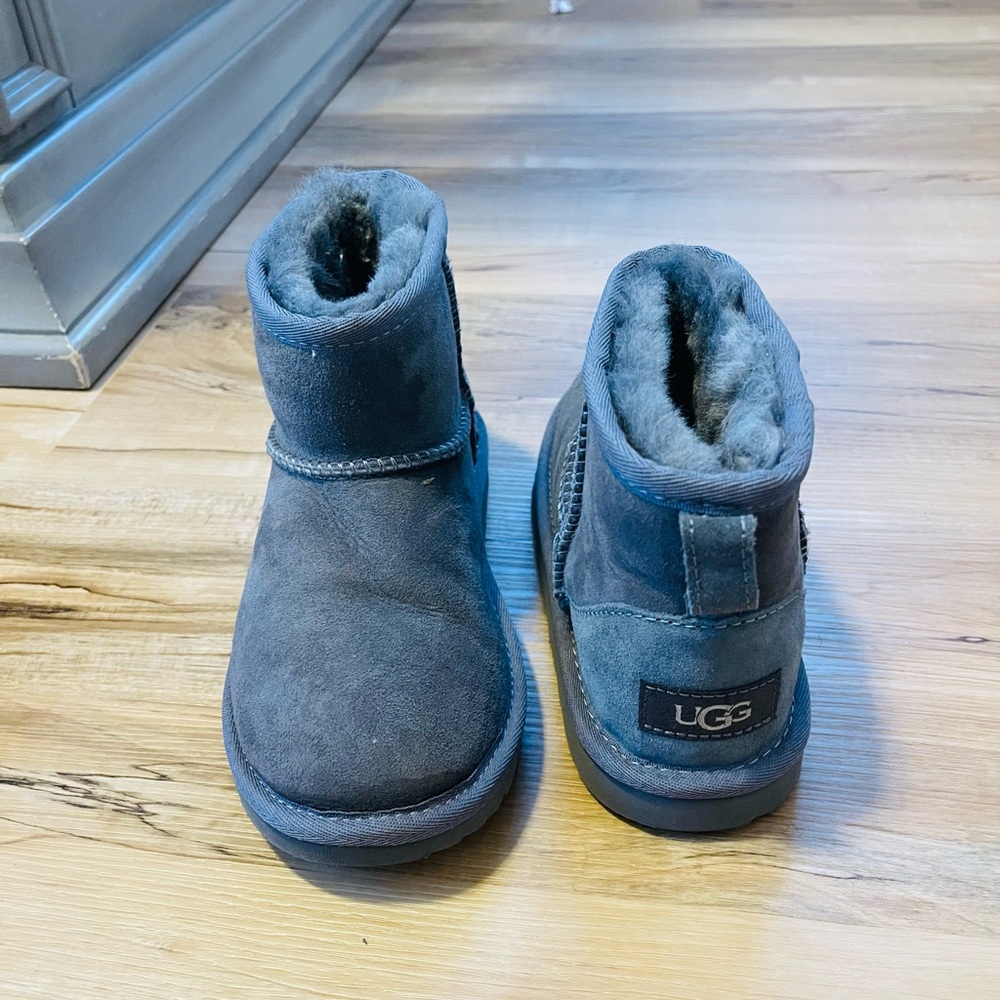 UGG Soft Gray Sheepskin Boots